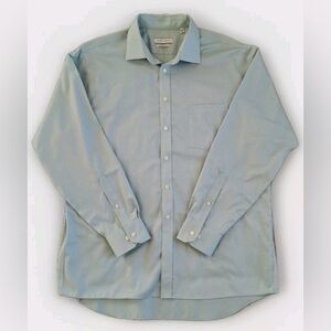Men’s Joseph Abboud Regular‎ Fit Non Iron Dress Shirt, Light Green, 15.5, 34/35